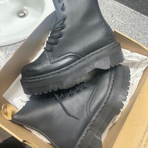 Dr. Martens Black Combat Boots